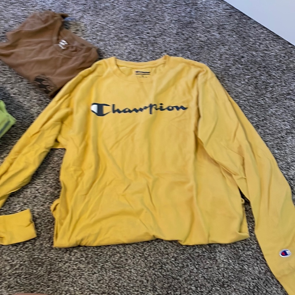 Champion long sleeve just do not wear anymore